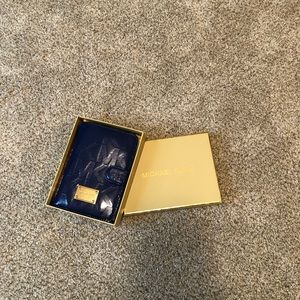 Michael Kors Navy Passport Case/Holder
